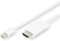 DIGITUS Cavo adattatore da Mini DisplayPort a HDMI - UHD 4k/60Hz - HDMI 2.0 - Displayport 1.2 - 2m - bianco