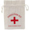 MoonyLI 12 Stück Kater Kit Taschen, Baumwolle Musselin Hochzeit Mitbringsel Taschen Rotes Kreuz Bachelorette Kater Kit Taschen Recovery Kit Taschen Survival Kit Taschen Kordelzug Taschen, 4 x 6 Zoll