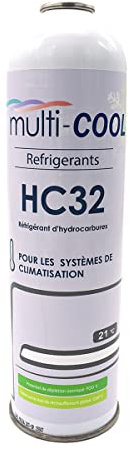Canette Réfrigérant Multicool HC32 de 350grs, remplace le R32 et le R410a
