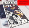 LFLLFLLFL Gaming mauspad mauspad XXL Anime One Piece Mouse Pad Große Mauspad Gaming Mousepad Anti-Rutsch-Naturgummi Gaming Mouse Matte mit Verriegelungskante, R. Tastatur-Mauspad (Color : Q)