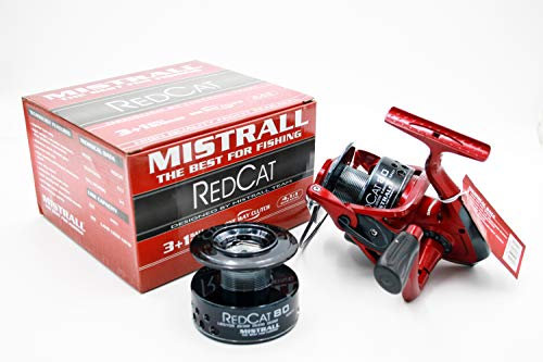Mistrall Welsrolle REDCAT FD80 Angelrolle Spinrolle Wallerrolle Großfischrolle