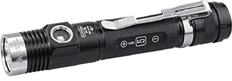 DX30LC2-SR Color LED-Taschenlampe 1160 lm CW + UV-Licht 365 nm seitlich Eagtac
