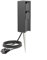 ledscom.de Garten-Steckdosen-Säule POMI mit Erdspieß und 2m Kabel für außen, IP44, 2-Fach, anthrazit, eckig, 23cm