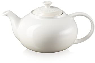 Le Creuset Teiera Classic in gres vetrificato, 1.3 litri, per 3-4 tazze, Meringue