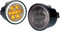 TOTMOX 2pcs 12V DRL Feux de jour Clignotants compatible avec Jeep Wrangler J-KU J-K 2007-2018, IP67 Étanche Antichoc Antipoussière, Fumée Lentille et Anneau DRL