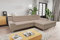 DOMO. collection Ecksofa Merida, Sofa mit Schlaffunktion in L-Form, Eckcouch, Polsterecke, Schlafsofa 304 x 200 x 84 cm (BxTxH), taupe