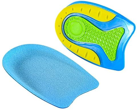 LATRAT Semelles Talon Plantaires, Talonnette en gel de silicone taille S pour protéger la douleur au talon et soulager les éperons du talon, la fasciite plantaire, la tendinite