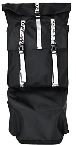 ChangTsing Skateboard-Tasche, Rucksack für regulär, Penny, E-Board, faltbarer Skate, verstellbare Schultertasche, tragbare Tragetaschen, weißes Klebeband, 84 x 37 cm