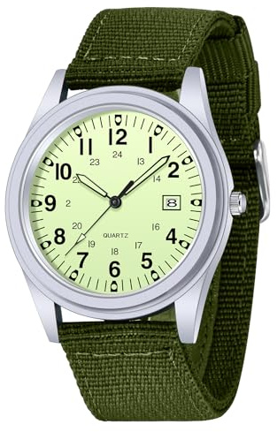 Tiong Herrenuhren | Herren-Quarzuhren | Militäruhren mit Mesh-Armband