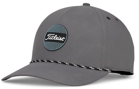 Titleist Unisex Kinder Titleiest Junior Boardwalk Rope Cap Verschluss, Anthrazit/Schwarz/Gezeiten, Einheitsgröße