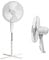 A.M.C. Ventilatore a Piantana Potenza 60W Diametro Pale 41cm 3 Velocità Selezionabili Altezza regolabile Oscillazione Orizzontale Bianco