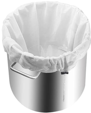 GNHG Sacchetti in Tessuto filtranti 66cm*56cm, Sacchetti Filtranti per Alimenti con Coulisse,Sacchetti per Birra Filtranti per Vino, caffè e Yogurt