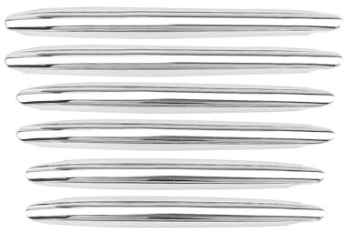 HOLIV Pour Mercedes Pour Benz R172 SLK SLC Classe AMG 2011-2019 Garniture Grille D'aération Capot Moteur Avant Ailettes Bande Chromée A1728800082 Grilles de radiateur avant de voiture