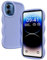 PanXCase Funda para Motorola Moto G14 / Moto G54 - Funda Silicona Diseño Olas Bonito, Delgado Suave Ligera Mujeres Chicas Antigolpes Anti-rayaduras Capa (Morado)