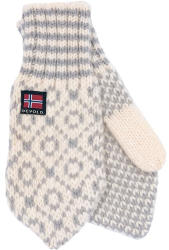 Devold Unisex Svalbard Handschuhe, offwhite-grey, XL