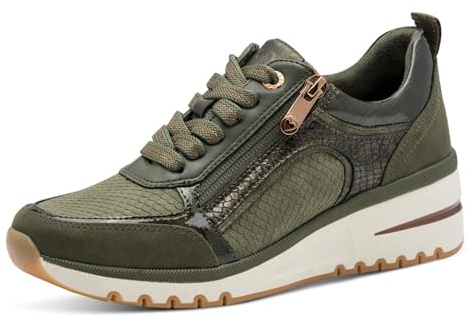 MARCO TOZZI Sneakers da Donna, 2-23767-45, Kaki Comb, 41 EU, Khaki Comb, 41 EU
