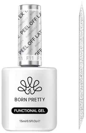 Born Pretty Liquid Latex Peel off Tape 15ML Hautschutz Fingerschutz für Nagellack Air-Dry Liquid Latex Barrier Schützer Nägel Kunst Gestaltung