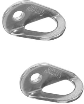 TOYANDONA 2 Pezzi Ganci per Chiodini Prese per Arrampicata su Roccia Ancora Chiodi da Arrampicata Bulloni di Sospensione Attrezzatura da Arrampicata Ganci All'aperto Acciaio Inossidabile