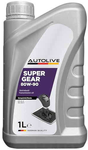 AUTOLIVE Aceite 80w90 GL4 MB 235.11 SUPER GEAR – Aceite para Transmisiones Manuales – Valvulina Alta Estabilidad Térmica y Antioxidante 1L
