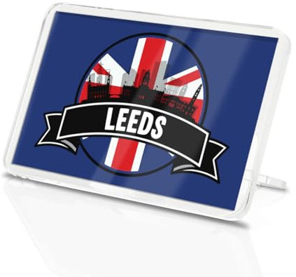 1 x Leeds Square Magnet - England UK GB Flag City Travel Holiday Fridge Magnetic Travel Souvenir Holiday Family Friend Women Men #83144