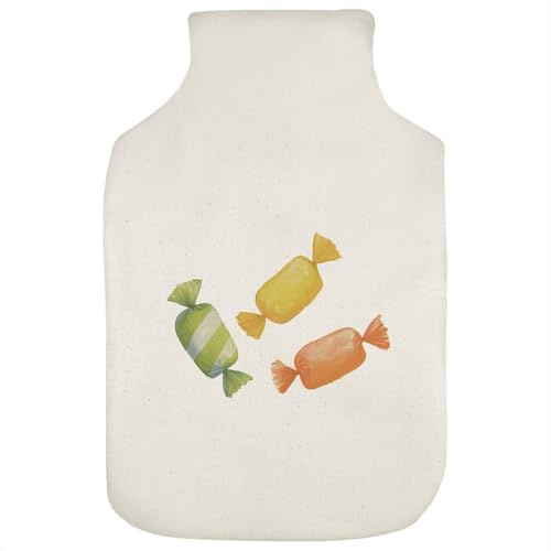 Azeeda 'Three Pieces of Candy' Hot Water Bottle Cover (HW00042960)