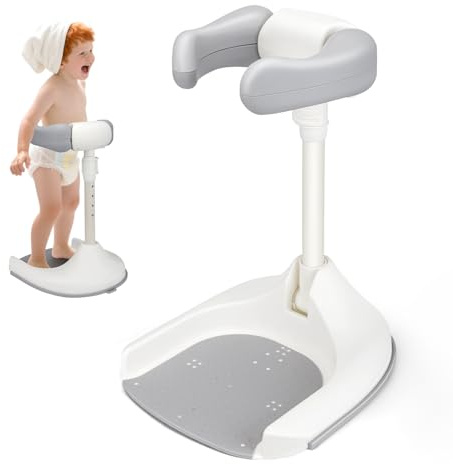 Baby Shower Stand Bath,Support Debout De La Douche De Bébé Antidérapante,Support Baignoire Bébé,Réglable En Hauteur,Support De Douche Pour Les Tout-Petits De 8 À 36 Mois
