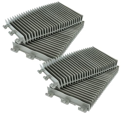 vhbw 4X Bürste Ersatz für Zodiac R06388800 für Poolroboter, Poolsauger - Aus PVC, 21 x 12,5 x 2,4 cm