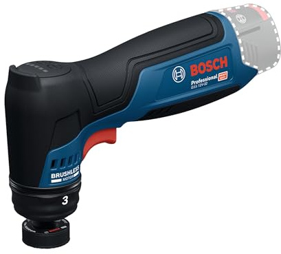Bosch Professional 12V System Akku-Schwingschleifer GSS 12V-32 (inkl. montiertem 32 mm Klett-Schleifteller, 32 mm selbstklebender Schleifteller)