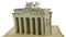 3 D Karte mit Umschlag Brandenburger Tor Grußkarte Grüße Reise Gutschein Einladung Berlin zum Beschriften für jeden Anlass