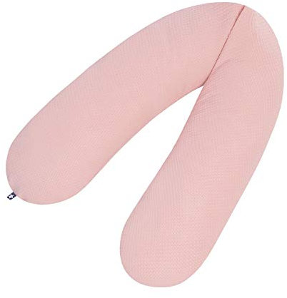 Julius Zöllner Stillkissen mit Perlenfüllung ca. 190 / 42l Waffelpiqué Blush