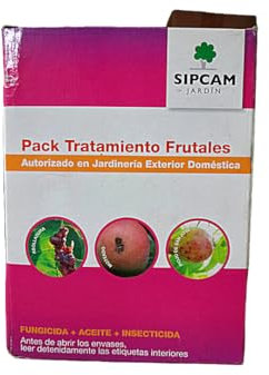 SIPCAM Pack Tratamiento Frutales - Fungicida + Aceite + Insecticida