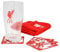 L.F.C Official Liverpool Football Crest Pint Glass Mini Bar Set (Pint Glass, Coasters & Bar Towel)