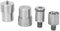 Leku Set di matrici per rivetti, set di matrici per pressa 4 pezzi 12 mm 15 mm 21,5 mm 21,5 mm Stampo per bottoni Kit di ricambio in acciaio inossidabile argento per 651/633/831 pulsanti