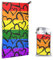 AROONS Schnell trocknendes Handtuch mit Tasche – Gay Pride Regenbogenmuster, bedruckt, super saugfähiges Gesichtstuch, Mikrofaser, Reise-Sporthandtücher, 40 x 80 cm
