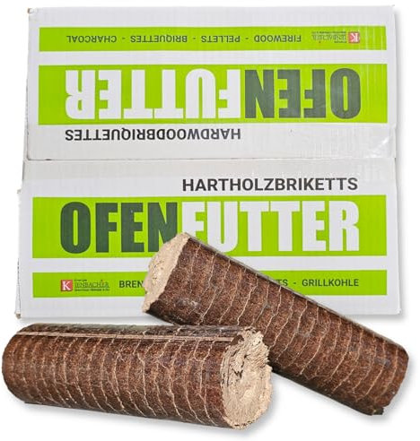 20kg Nestro Hartholzbriketts im 10kg Karton FSC Zertifiziert Gluthalter Kamin Ofen Brenn Holz Heiz Grill Smoker Kohle | Energie Kienbacher