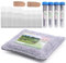 Benlay 82PCS Wolle Filzen Werkzeug Kit, Nadeln Filzen Werkzeuge Mit zum trockenfilzen Set Nadel Filzen Pad 80PCS Nadel Filzen Nadeln Fingercots, 4-Größen Filznadeln Und Dicke Filzpads Passend