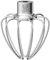 Heavy Duty Whisk Attachment for KitchenAid Artisan Mini 3.5 Quart Tilt-Head Stand Mixers- Extra Thick Stainless Steel Wire Whip for Fast Whipping, Perfect for Large Batches, Dishwasher Safe