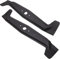 2 cuchillas de tractor cortacésped de 52 cm para ETESIA Hydro 100 / MZ102G Y4536A, MZ102D T0157U