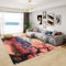 Japanischer Teppich - Wohnzimmer Schlafzimmer Asiatisch, Weich Kurzflor & Waschbar & Rutschfest Fussmatte Innen, Kinderteppich 50x80 cm