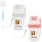 MüSlibecher to Go, Joghurtbecher to Go Umweltfreundlich, MüSli to Go Becher 310ml + 560ml FassungsvermöGen, Inklusive TassenbüRste, Inklusive LöFfel