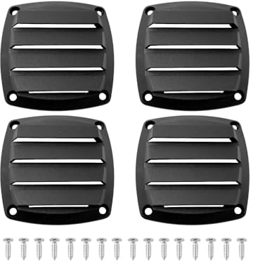 4 piezas Marine Boot Air Vent, listones Flush Thru Vent para yates, veleros, barcos de pesca