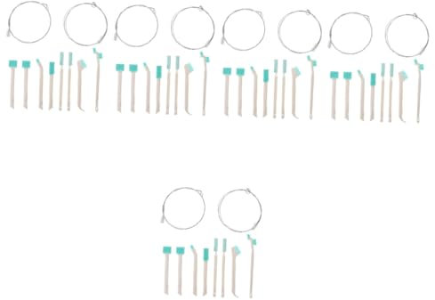 Cabilock 5sets Ice Maker Cleaning Brush Set for Ice Machine Cleaner Gap Brush for Curved Gap Cleaning Bottle