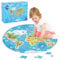 71 Pcs World Map Jigsaw Puzzle for Kids 3-8,Globe Round Floor Puzzles Geography Toy,Learning Resource Educational Game Toys Birthday Gifts for Child Boys Girls 3 4 5 6 7 8 Years Old