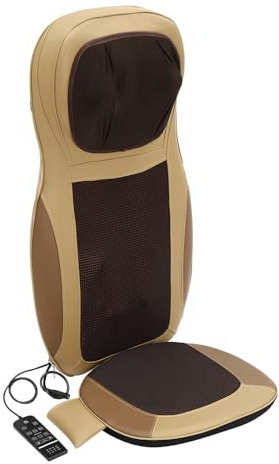Massagesitzauflage Shiatsu Massageauflage Rückenmassage und Nackenmassage mit Heizfunktion Multifunktions Massagematte für Hause Büro