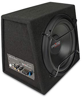 Caliber BC112SA - Subwoofer para Coche (Altavoz de subgraves (subwoofer) con Caja acústica, 600 W, 4 Ω, 30,5 cm (12), Encerrado, 395 mm), Gris