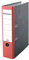 SOE Schlitzordner 3322 A4 80mm br mit rotem Rücken mit Deckblatt