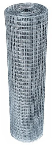 Galvanised Welded Weld Mesh Wire Netting, Chickens, Aviary, Rabbit Hutch, Pet Cage 0.9m x 6m - 25mm sq. Holes