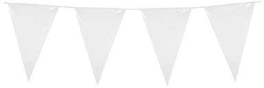 Boland - Cadena de Bandera, Longitud 10 Metros, Cadena de Bandera, Guirnalda de plástiCo, deCoraCión Colgante, Carnaval, Fiesta de Disfraces, Cumpleaños, guardería, Discoteca