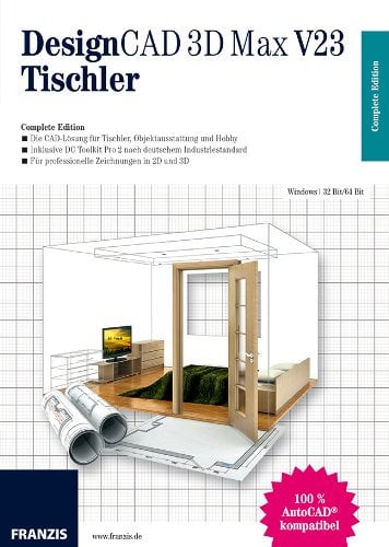DesignCAD 3D Max V23 Tischler [Download]