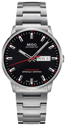MIDO Herren-Armbanduhr Commander II Analog Automatik Edelstahl M0214311105100